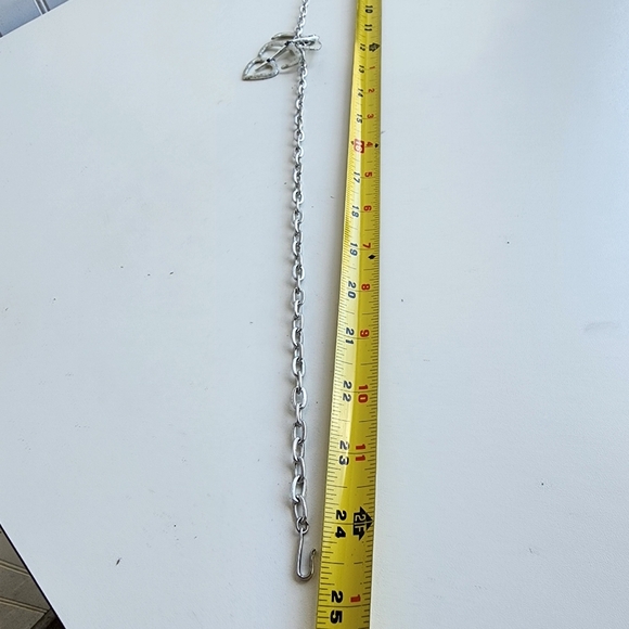 Vtg SC Sarah Coventry Articulated Arrow Shaped Pendant Silver Toned 24" Necklace - Picture 11 of 11